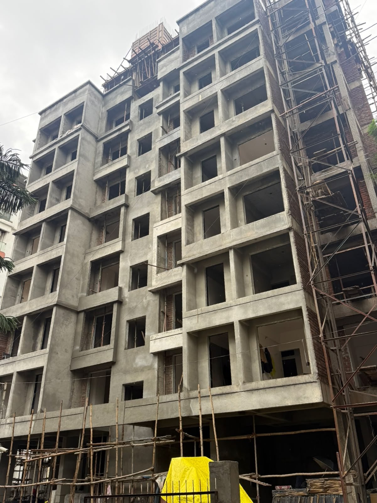 Ambika Sadan — slab and column progress